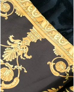 I Love Baroque bathrobe - Blau