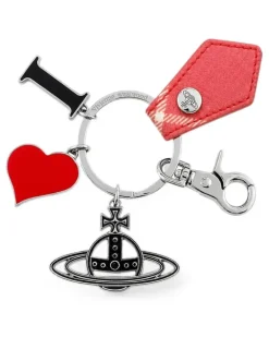 I Love Orb keyring - Silber