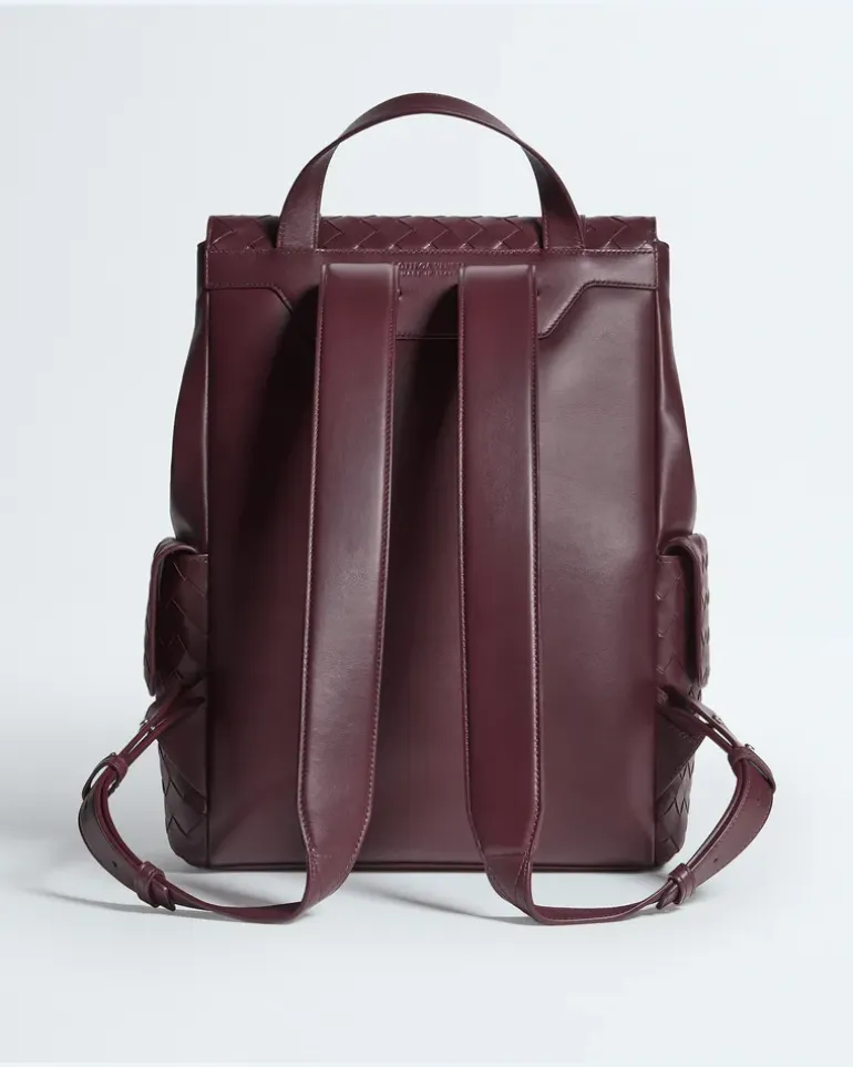 Intrecciato Back To School Rucksack-Bordeaux - Herren