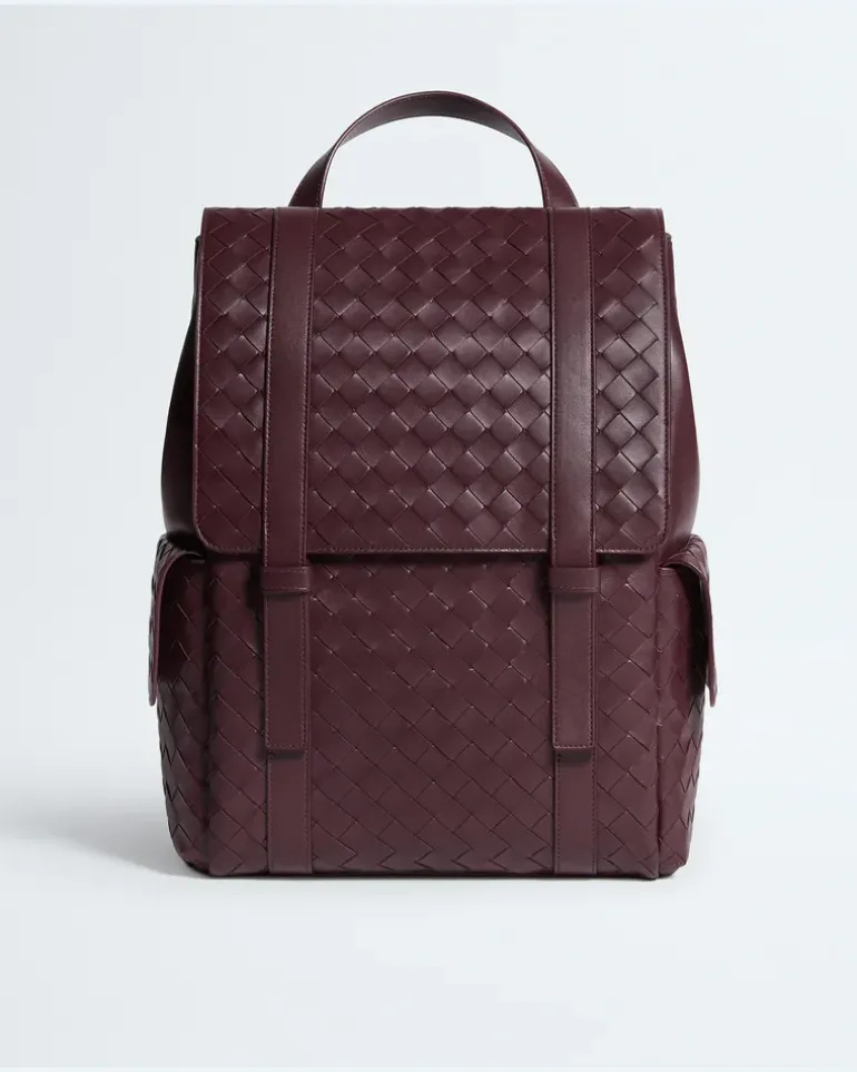 Intrecciato Back To School Rucksack-Bordeaux - Herren