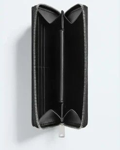 Intrecciato Piccolo Organizer mit umlaufendem Zip-Schwarz - Herren