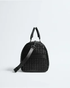 Intrecciato Reisetasche-Schwarz - Herren