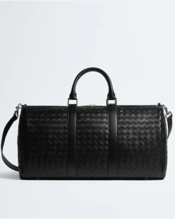 Intrecciato Reisetasche-Schwarz - Herren