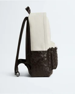 Intrecciato Rucksack-Beige - Herren