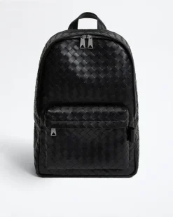 Intrecciato Rucksack-Schwarz - Unisex