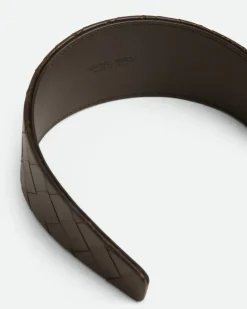 Intrecciato Stirnband-Braun - Unisex