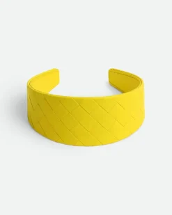 Intrecciato Stirnband-Gelb - Unisex