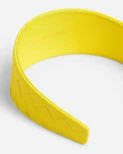 Intrecciato Stirnband-Gelb - Unisex