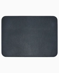 iPad-Hülle aus genarbtem Kalbsleder Schwarz
