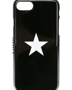 iPhone 7-Hülle mit Sterne-Print - Schwarz