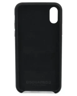 iPhone X-Hülle mit Logo-Print - Schwarz