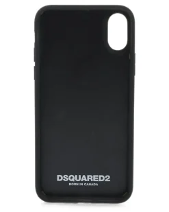 iPhone X-Hülle mit Pferdemotiv - Schwarz