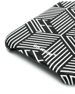 iPhone X-Hülle mit Print - Schwarz