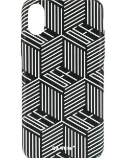 iPhone X-Hülle mit Print - Schwarz
