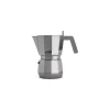 italienischer Kaffeebereiter Pulcina - Schwarz - Gussaluminium - Designer Michele de Lucchi