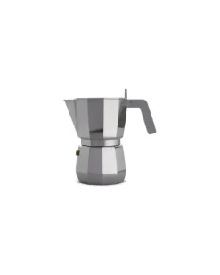 italienischer Kaffeebereiter Moka - Metall - Gussaluminium - Designer David Chipperfield