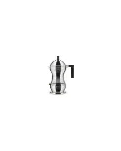 italienischer Kaffeebereiter Pulcina - Metall - Gussaluminium - Designer Michele de Lucchi