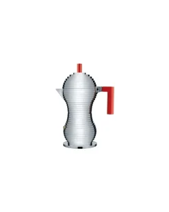 italienischer Kaffeebereiter Pulcina - Metall - Gussaluminium - Designer Michele de Lucchi