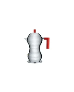 italienischer Kaffeebereiter Pulcina - Metall - Gussaluminium - Designer Michele de Lucchi
