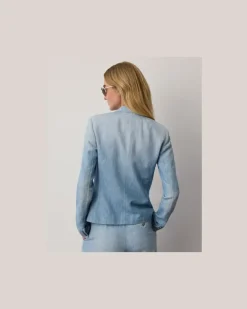 Jacke Lochlan aus Baumwolldenim Blue