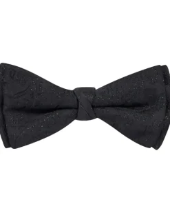 Jacquard-Fliege - Schwarz