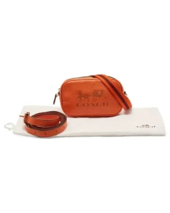 Jes Gürteltasche aus Leder - Orange