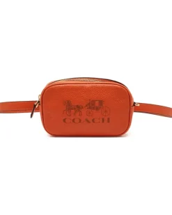 Jes Gürteltasche aus Leder - Orange
