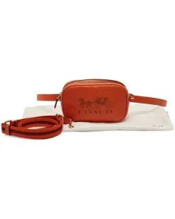 Jes Gürteltasche aus Leder - Orange