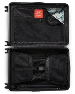 Jetstream Hai-Rollkoffer mit Schachbrettmuster - Braun