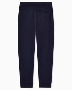 Jogginghose aus Baumwolle und Kaschmir Blau