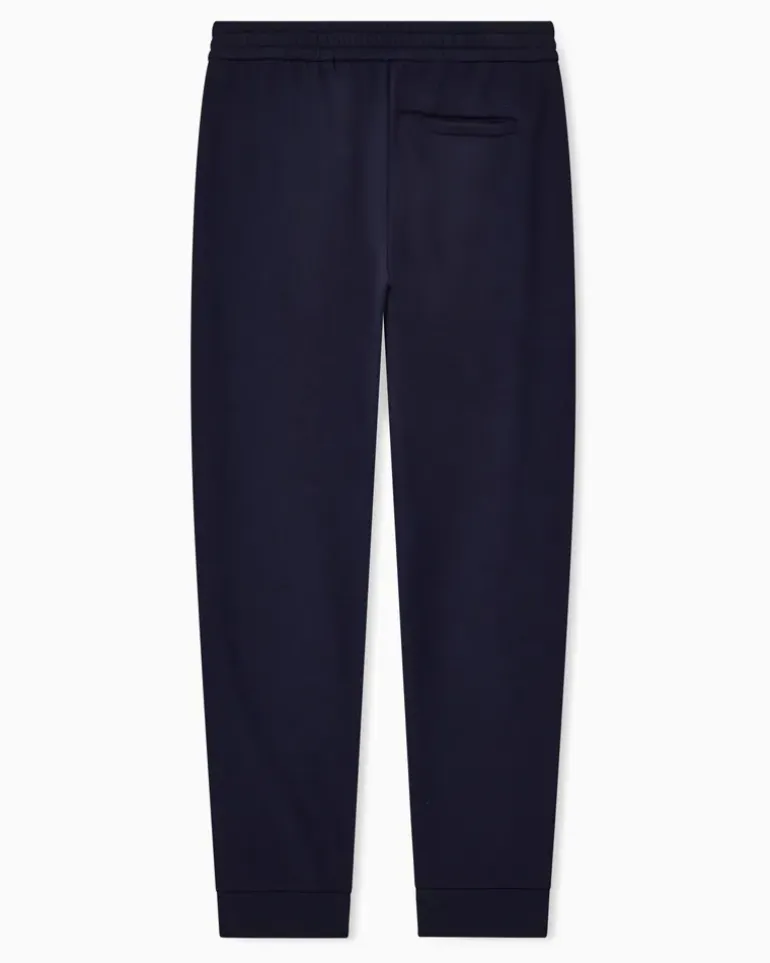 Jogginghose aus Baumwolle und Kaschmir Blau