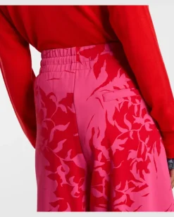 Jogginghose aus Baumwoll-Jersey Rot