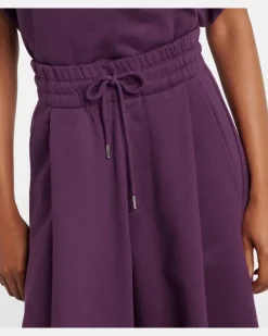 Jogginghose aus Baumwoll-Jersey Violett