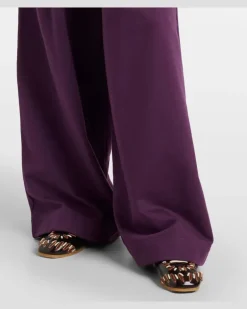 Jogginghose aus Baumwoll-Jersey Violett