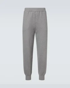 Jogginghose aus Baumwoll-Jersey Grau