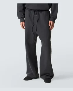 Jogginghose aus Baumwoll-Jersey Schwarz
