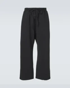 Jogginghose aus Baumwoll-Jersey Schwarz