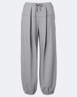 Jogginghose aus einem Baumwollgemisch Grau