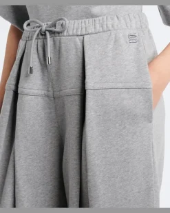 Jogginghose aus einem Baumwollgemisch Grau