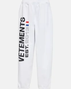 Jogginghose aus einem Baumwollgemisch Weiß