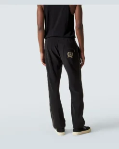 Jogginghose aus einem Baumwollgemisch Schwarz