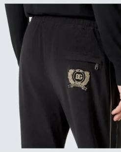 Jogginghose aus einem Baumwollgemisch Schwarz