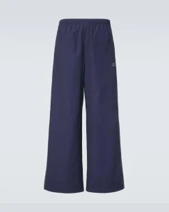 Jogginghose aus einem Baumwollgemisch Blau