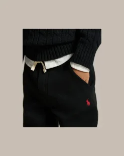 Jogginghose aus Fleece Black