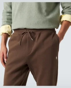 Jogginghose aus Jersey Braun
