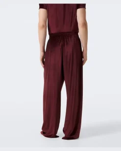 Jogginghose aus Jersey Burgunderrot