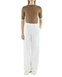 Jogginghose aus Kaschmir White