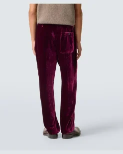 Jogginghose aus Samt Violett