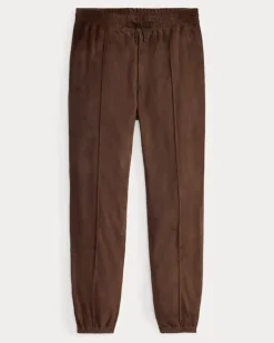 Jogginghose aus Wildleder Brown