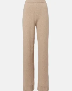 Jogginghose aus Wolle Beige